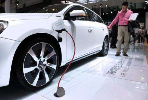 China currently only has around 100,000 electric and hybrid vehicles