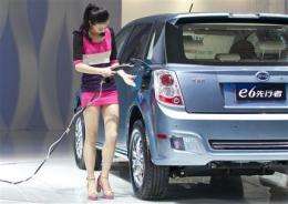 China's dream of electric car leadership elusive (AP)