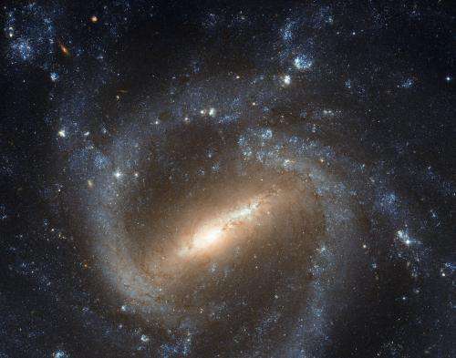 Classic portrait of a barred spiral galaxy