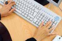Clean hands and keyboards cut health risks