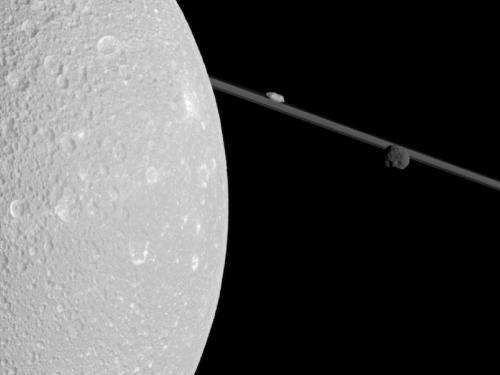 Closest Dione flyby