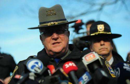 Connecticut State Police Lieutenant Paul Vance speaks to the media in Newtown, Connecticut, on December 15, 2012