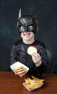 Considering what Batman would eat helps kids' diets