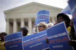 Court takes health care case behind closed doors (AP)