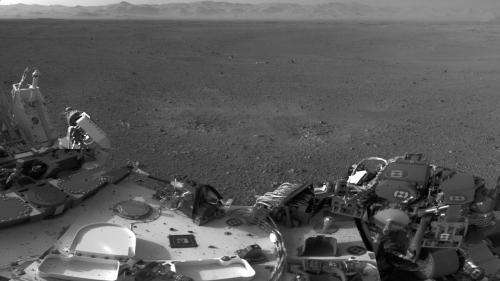 Curiosity Mars rover installing smarts for driving