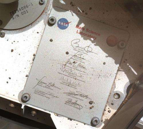 Curiosity shows off its credentials