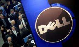 Dell said its net income fell 18 percent from a year ago to $732 million