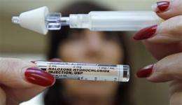 Drug-overdose antidote is put in addicts' hands (AP)