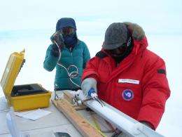 Geologists bring Antarctic ice cores to campus