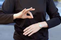 Early exposure to language for deaf children