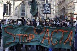 EU urges Euro MPs to hold off voting on controversial ACTA