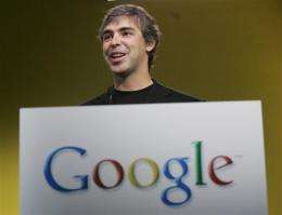Facebook focus guides Google CEO's 1st year on job (AP)