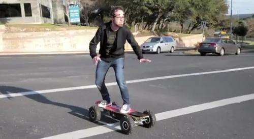 Mind-reading skateboard gets cues from neuroheadset (w/ video)