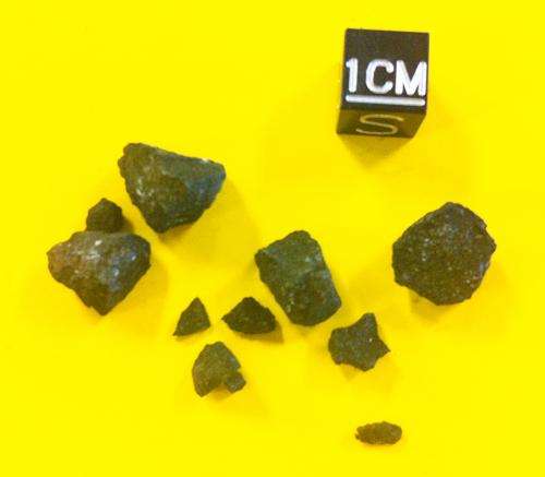 Fragments of meteorite worth their weight in gold