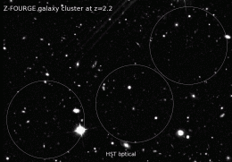 Galaxy cluster hidden in plain view