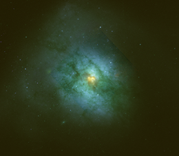 Galaxy harbors many star-snacking black holes