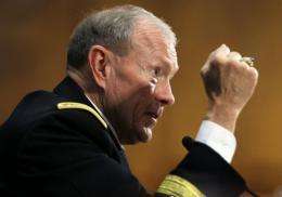 General Martin Dempsey, chairman of the Joint Chiefs of Staff