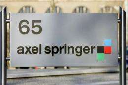 German newspaper publisher Axel Springer's Berlin headquarters