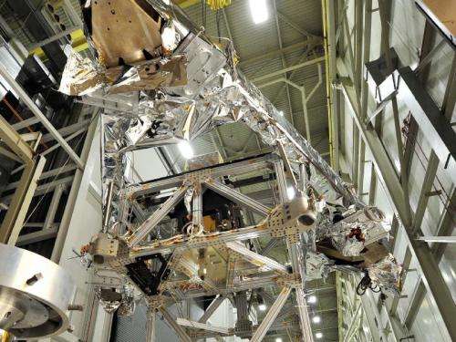 'Giant Erector Set' Supports Webb Telescope Test Component