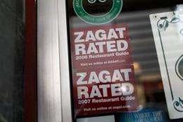 Google added the Zagat restaurant review content to its Google+ social network