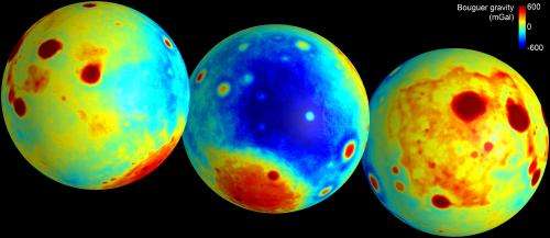 GRAIL creates most accurate Moon gravity map