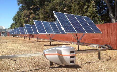New startup uses robot to reposition solar panels