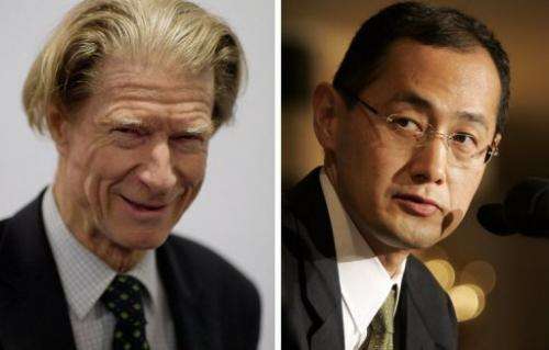 Gurdon (left)and Yamanaka won the world's paramount award in medicine for induced pluripotent stem cells (iPSCs)