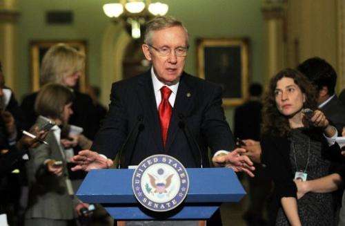 Harry Reid said that he was delaying a scheduled vote on a controversial bill aimed at cracking down on online piracy