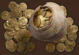 Hoard of Crusader gold found in ruins