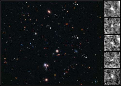 Hubble pinpoints furthest protocluster of galaxies ever seen