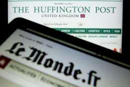 HuffPo France is a partnership between Le Monde, the US parent firm and banker Matthieu Pigasse