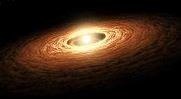 Gaseous ring around young star raises questions