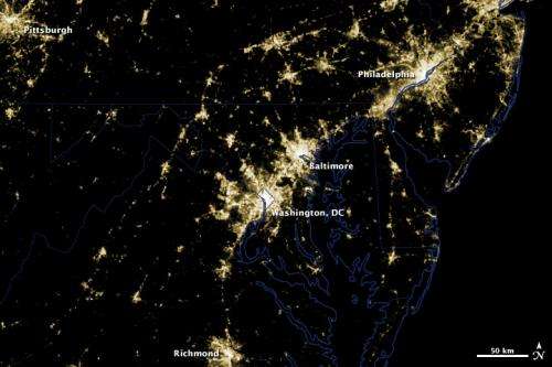 Images: Power Outages Darken Baltimore-Washington Region