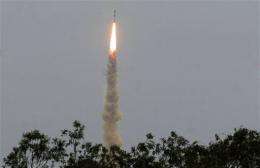 India launches satellites in 100th space mission