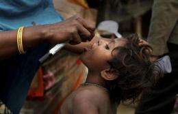 India marks milestone in fight against polio (AP)