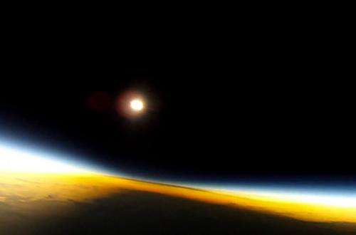 In the shadow of the Moon: Experience a solar eclipse from 37 kilometers up