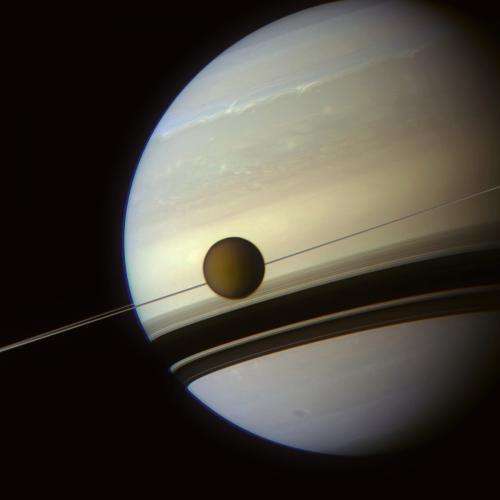 In the shadows of Saturn's rings