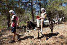 Israeli biblical park outfits donkeys with Wi-Fi