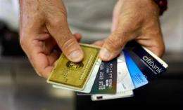 Israel's three major credit card companies said 6,050 cards were affected