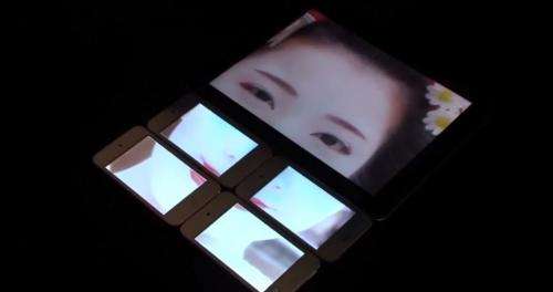 Pinch interface can link displays of multiple screens (w/ Video)