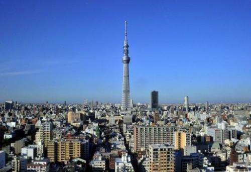 Japan finishes 'Sky Tree' - world's tallest communications tower