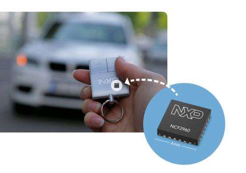 Launch of world's smallest combo chip for automotive keyless entry systems