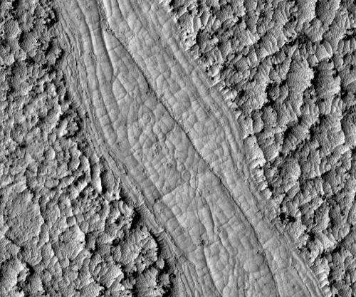 New form of Mars lava flow dicovered