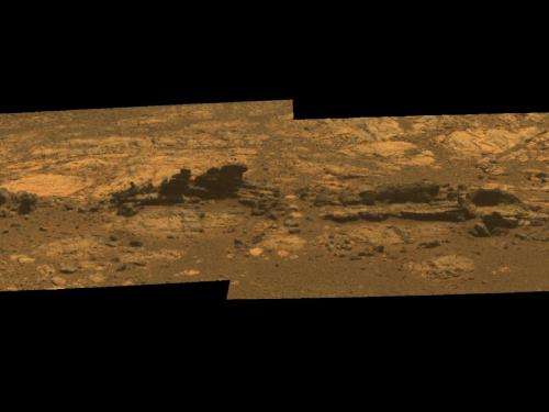 Mars Rover Opportunity Working at 'Matijevic Hill'