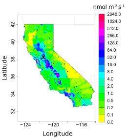 Measuring the 'other' greenhouse gases: Higher than expected levels of methane in California