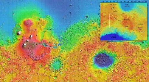 Exhumed rocks reveal Mars water ran deep