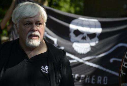 Militant conservationist and Sea Shepherd founder Paul Watson, who is wanted by Interpol
