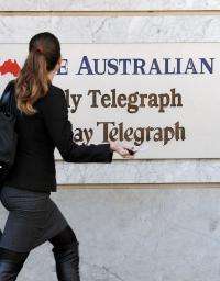 Murdoch's flagship national daily The Australian went behind a paywall late last year