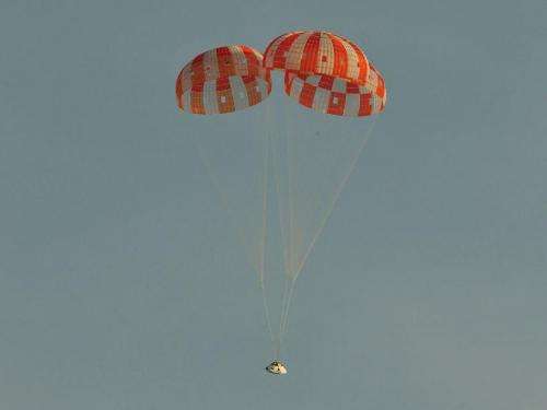 Nasa conducts new parachute test for Orion
