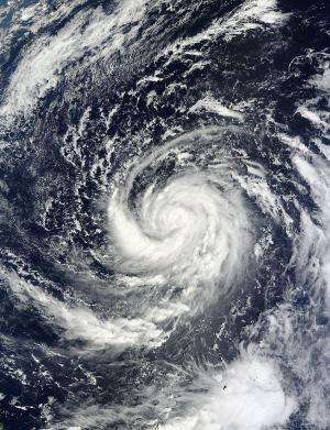 NASA eyes Typhoon Prapiroon intensifying